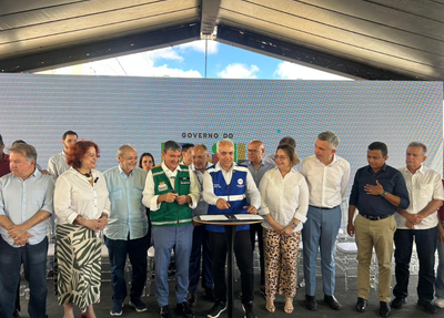 Ministros Wellington Dias e Vladimir Lima visitam obras