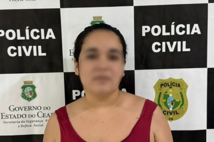 Mulher foi presa em Fortaleza