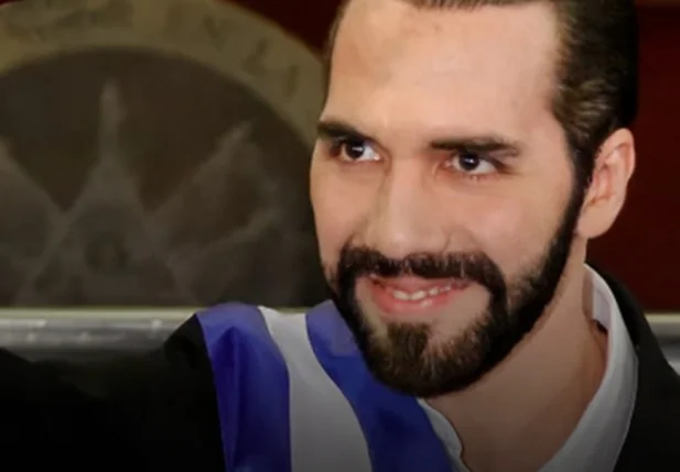 Nayib Bukele é o presidente de El Salvador