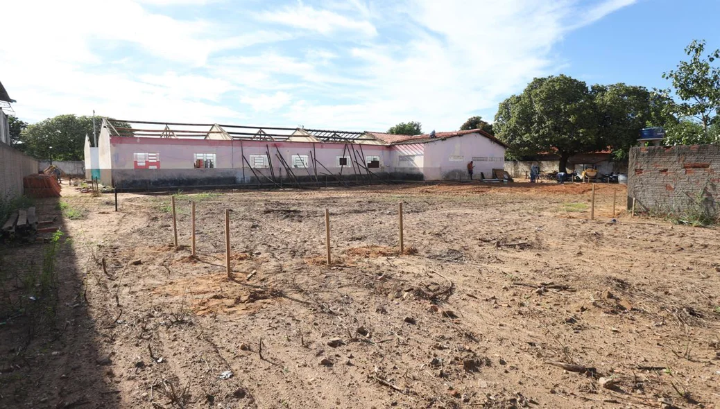 Nova estrutura da escola será erguida