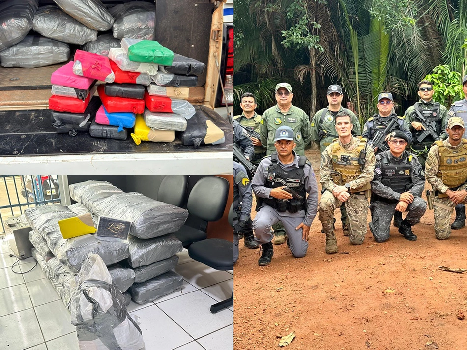 Operação integrada apreende meia tonelada de cocaína em Caxias