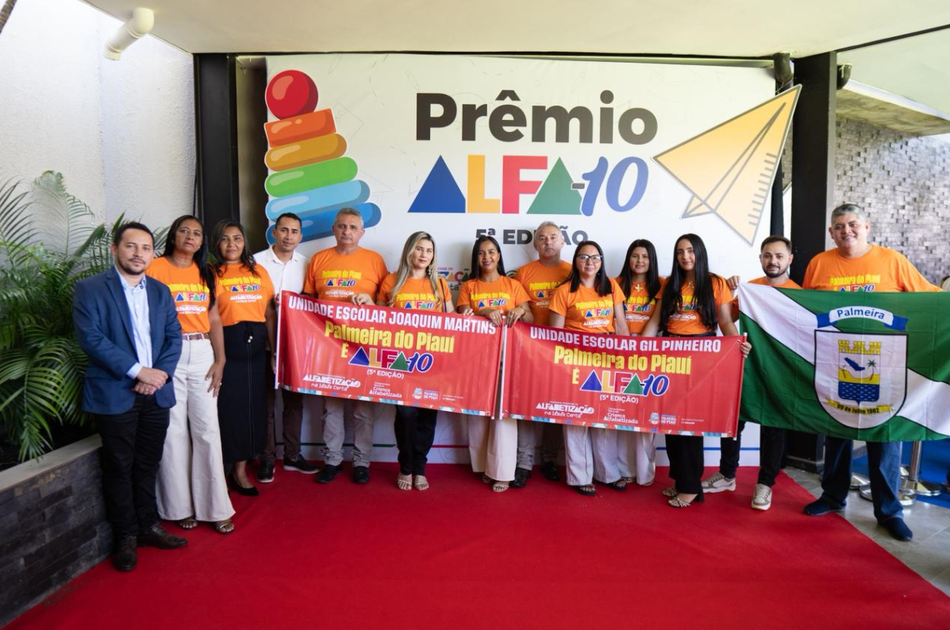 Palmeira do Piauí se destaca na 5ª edição do Prêmio Alfa-10