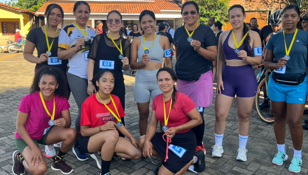 Participantes do V Circuito Mulatense de Corrida de Rua