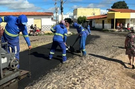 Pedro II inicia nova etapa de pavimentação com 40 mil m² de asfalto