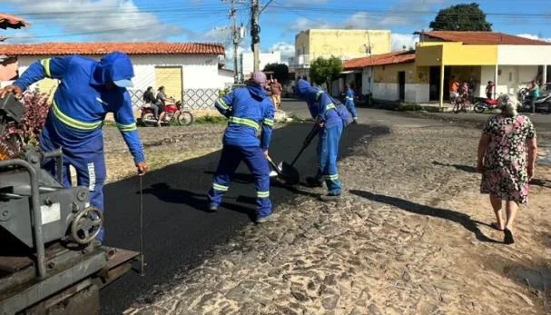 Pedro II inicia nova etapa de pavimentação com 40 mil m² de asfalto