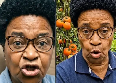 Perfil “Dona Maria”, criado com uso de inteligência artificial