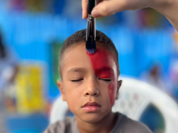 Pintura de rosto