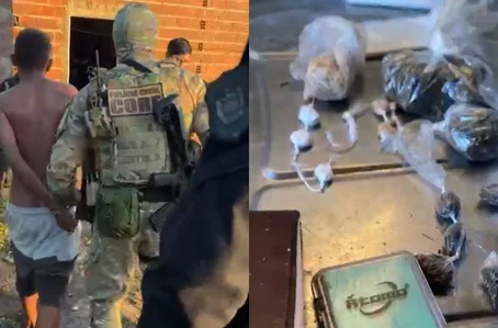 Polícia prende quatro pessoas e apreende drogas em Elesbão Veloso