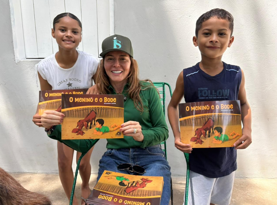 Prefeita Ivanária Sampaio apoia lançamento do livro infantil "O Menino e o Bode"