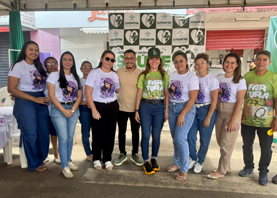 Prefeita Ivanária Sampaio prestigia encerramento da IV Feira da Fartura em Esperantina