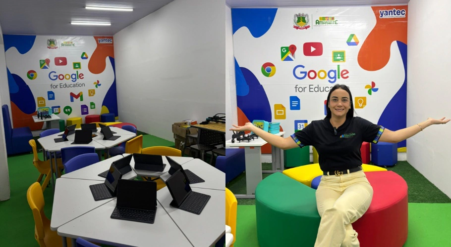 Prefeitura de Amarante recebe Sala Google em escola municipal