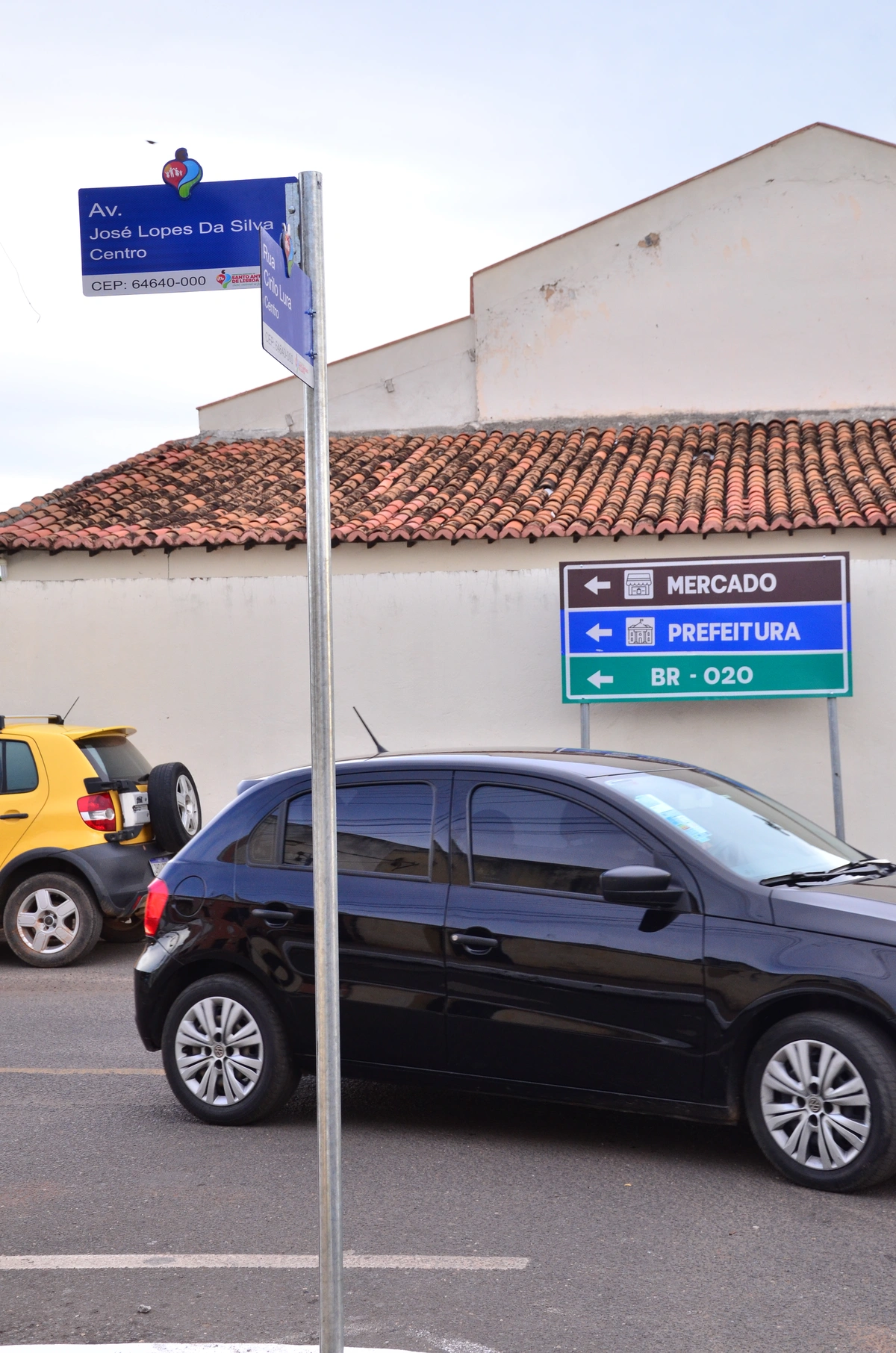 Prefeitura de Santo Antônio de Lisboa investe na sinalização e identificação de ruas e avenidas