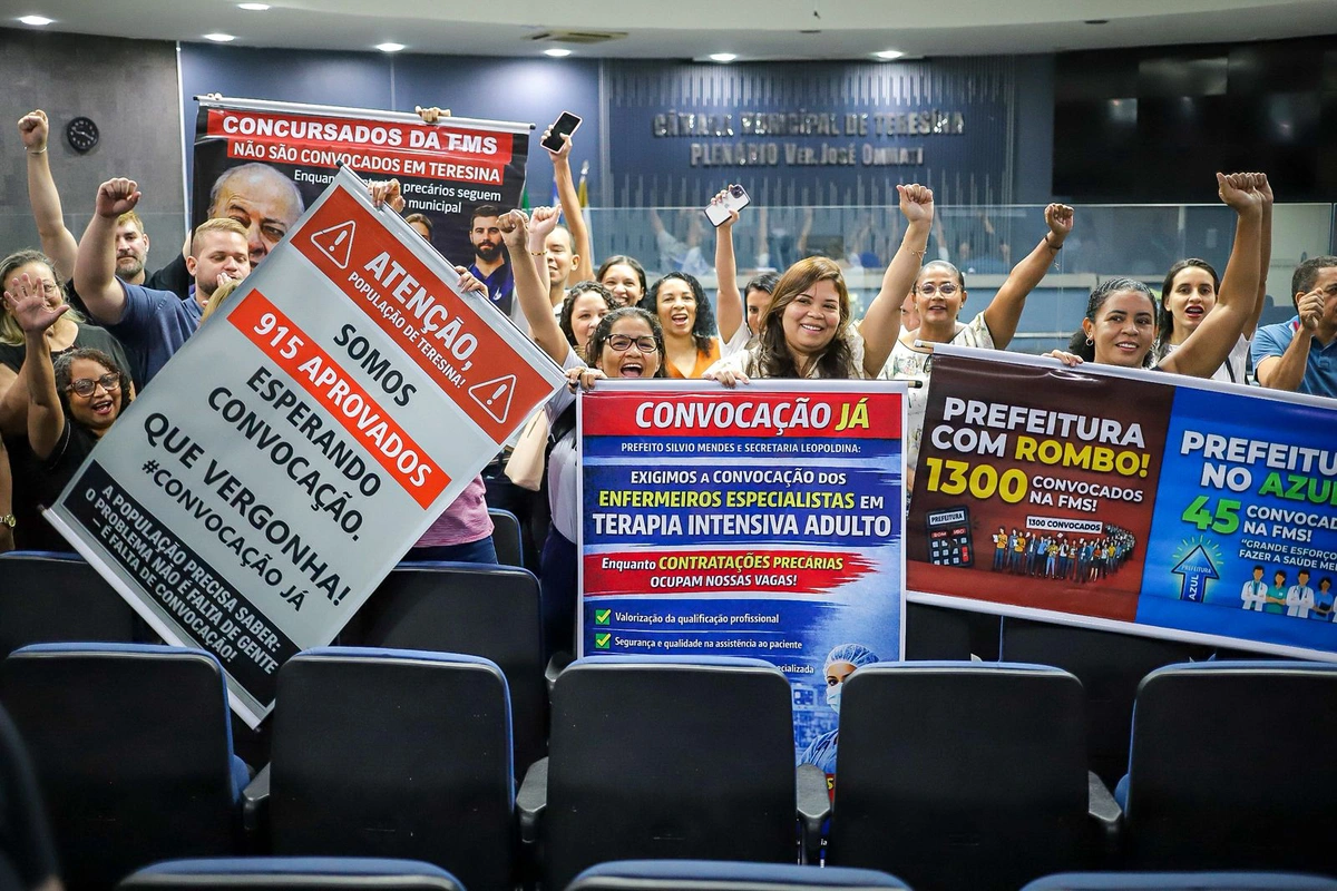 Profissionais da Enfermagem aprovados no concurso da FMS