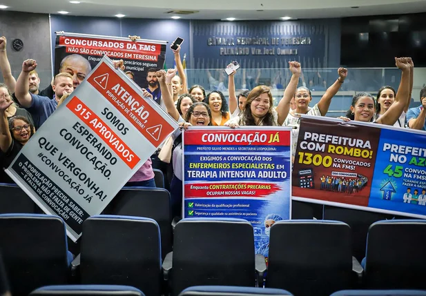Profissionais da Enfermagem aprovados no concurso da FMS