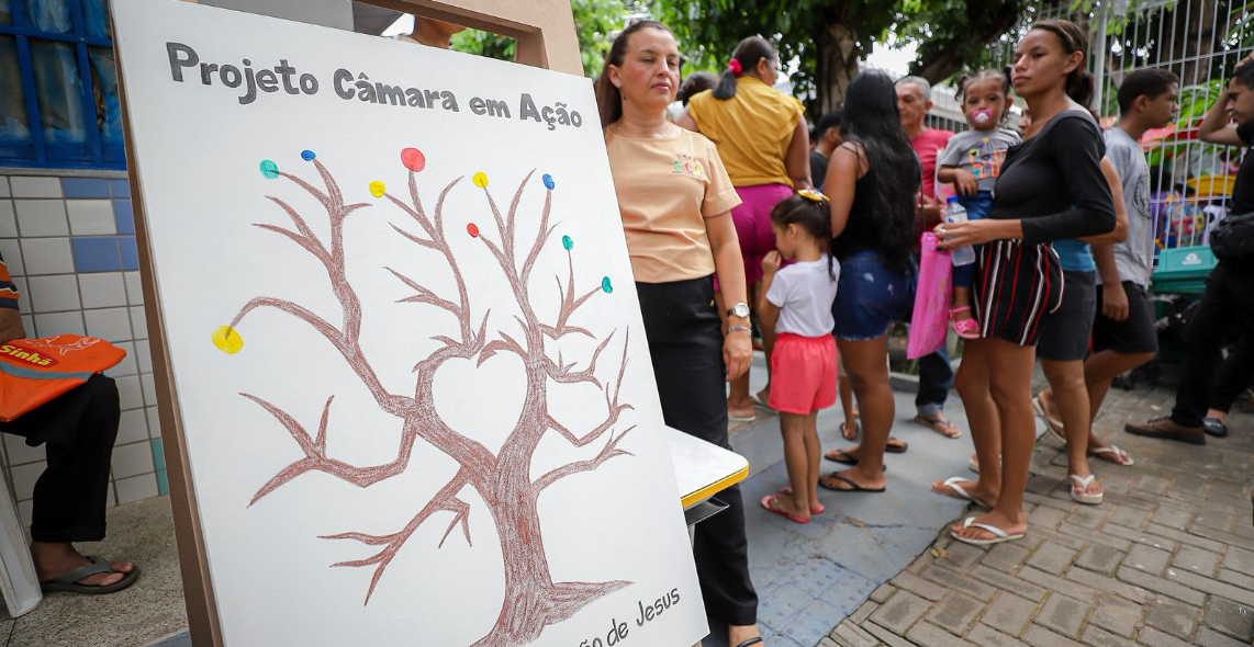 Projeto Câmara em Ação na zona rural de Teresina
