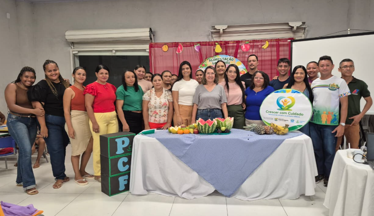 Projeto “Crescer com Cuidado” realiza primeira atividade com foco na alimentação saudável na primeira infância
