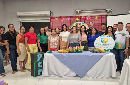Projeto “Crescer com Cuidado” realiza primeira atividade com foco na alimentação saudável na primeira infância