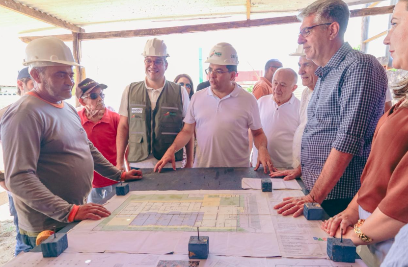 Rafael Fonteles visitou as obras