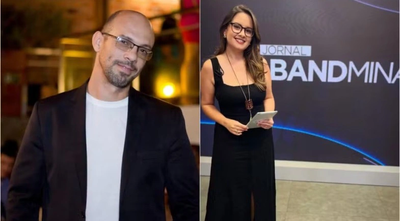 Rodrigo Lapa e Alice Ribeiro