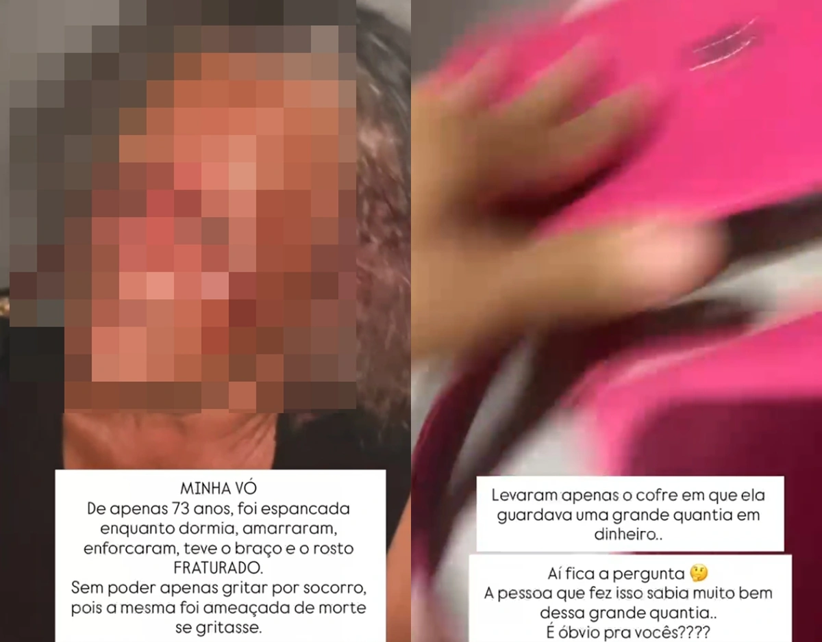 Roubo a idosa de 73 anos em Caracol