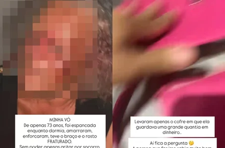 Roubo a idosa de 73 anos em Caracol