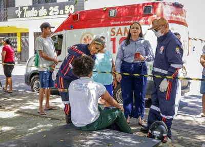SAMU foi acionado para atender o jovem