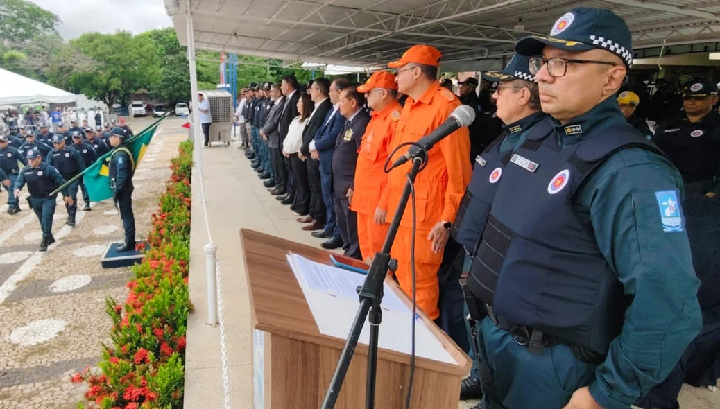 Solenidade no QCG da Polícia Militar