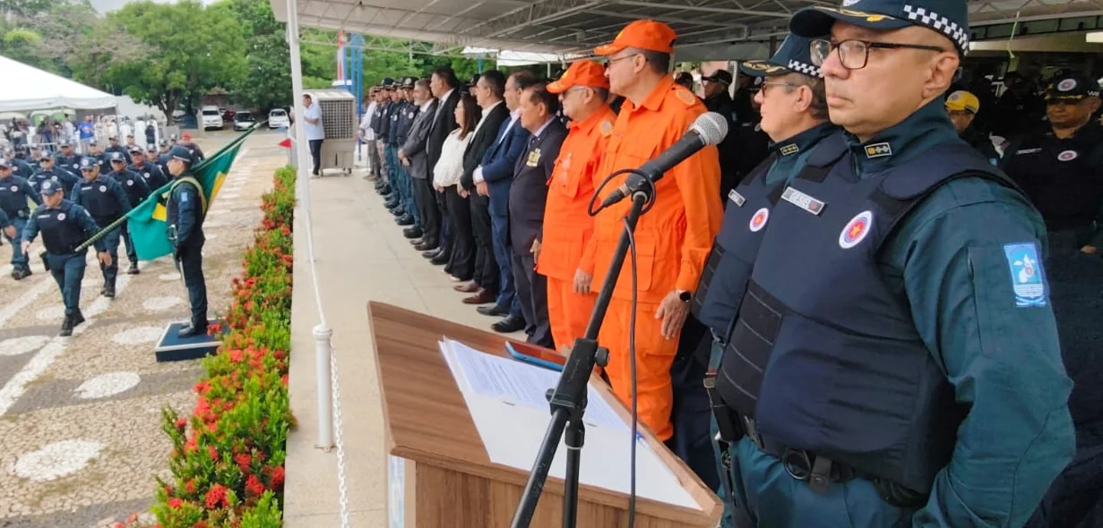 Solenidade no QCG da Polícia Militar