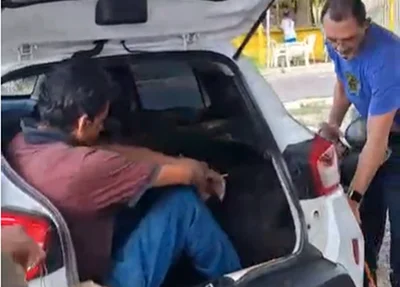 Supeito de arrombar agência bancária em Teresina