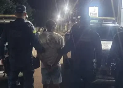 Suspeito foi preso em flagrante pela PM em Boqueirão do Piauí
