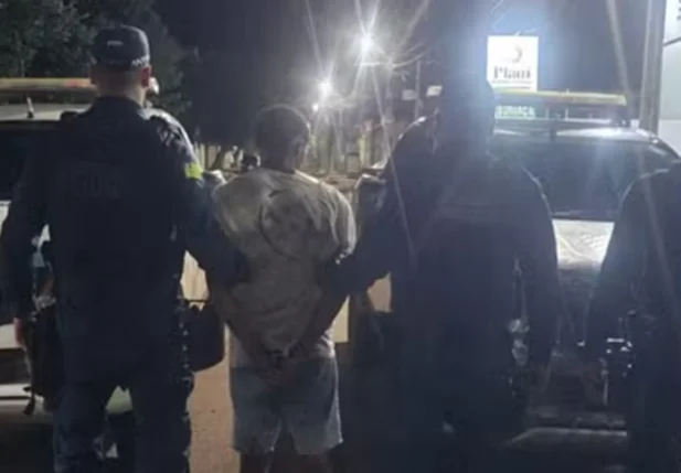 Suspeito foi preso em flagrante pela PM em Boqueirão do Piauí