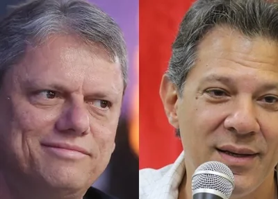 Tarcísio de Freitas e Fernando Haddad
