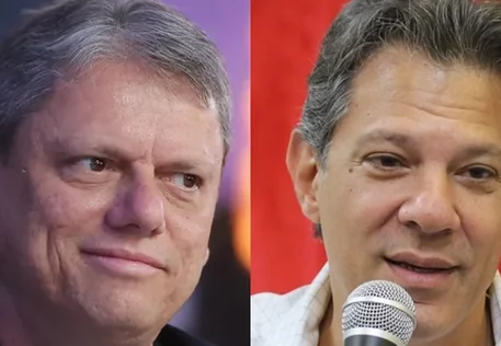 Tarcísio de Freitas tem 51,4% e Fernando Haddad 37,9% em eventual segundo turno, aponta Paraná Pesquisas.
