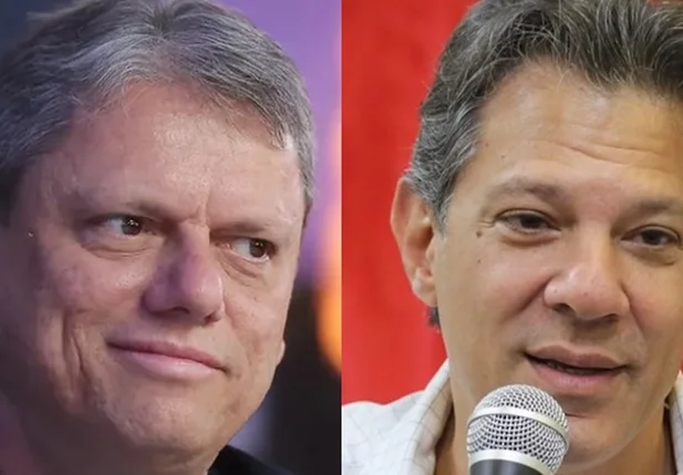 Tarcísio de Freitas e Fernando Haddad