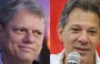 Tarcísio de Freitas e Fernando Haddad
