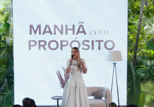 Thyane Dantas no lançamento
