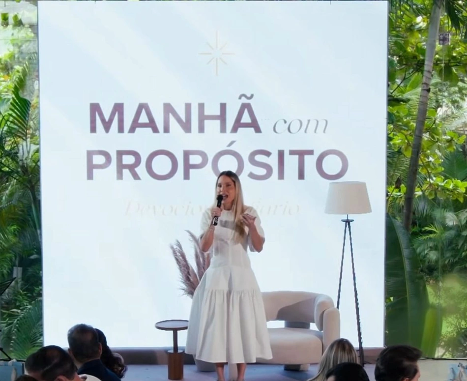Thyane Dantas no lançamento