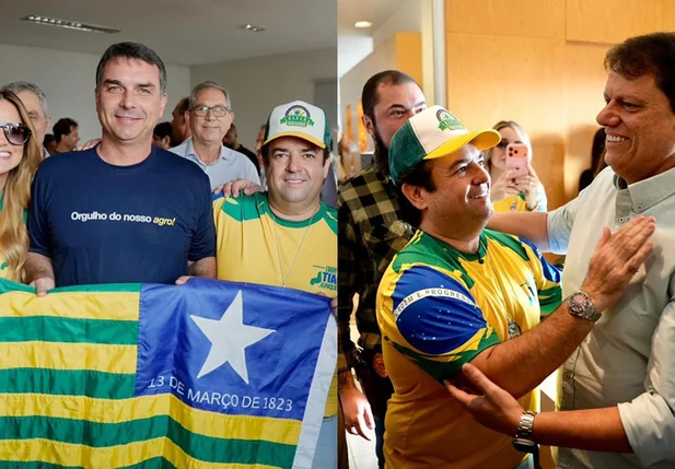 Tiago Junqueira reforça articulação política durante agenda com Flávio Bolsonaro e Tarcísio de Freitas na Agrishow