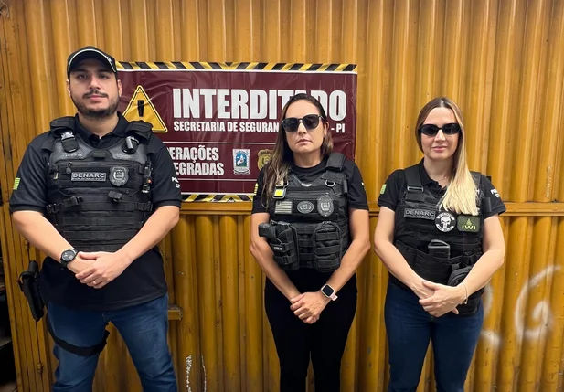 Trailer usado para venda de drogas é interditado pela Polícia Civil no Mercado Central de Teresina