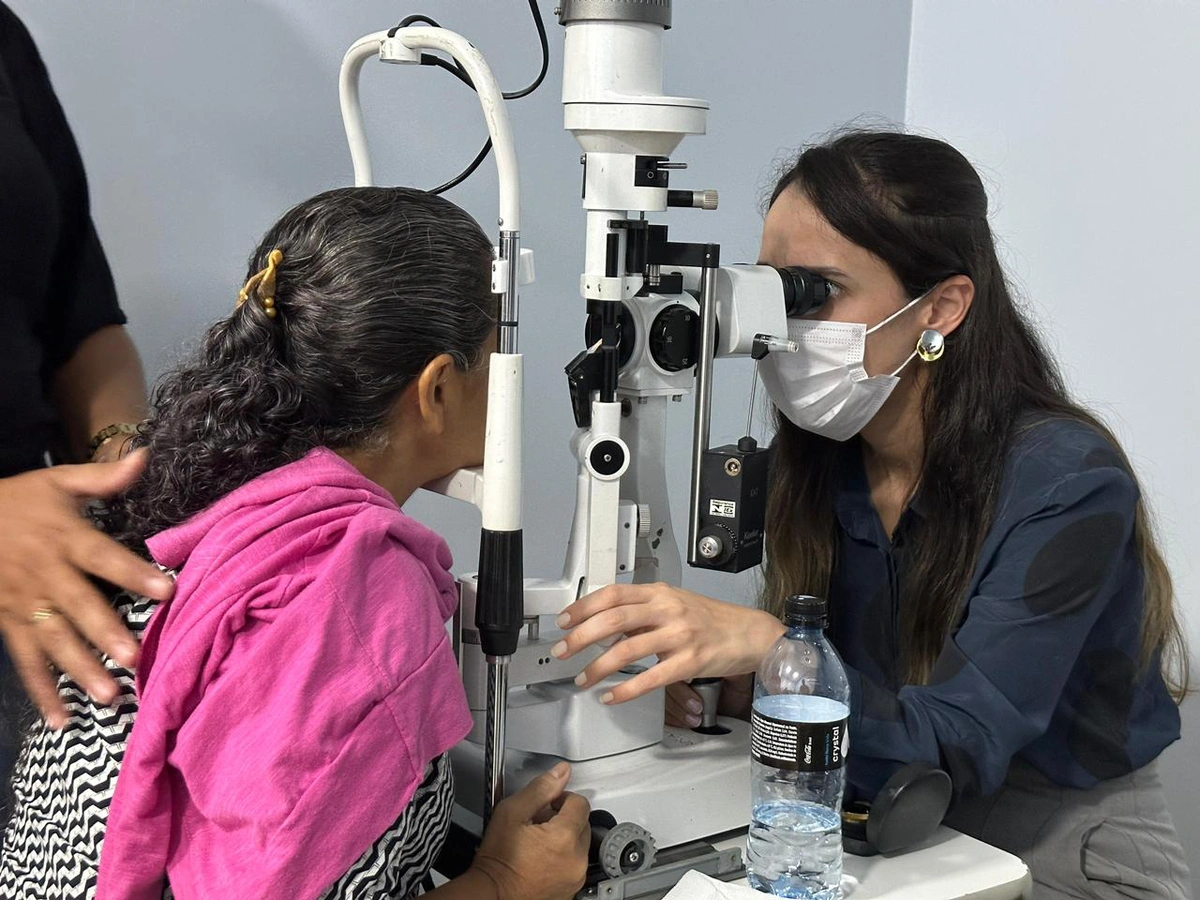 Triagem para o mutirão de cirurgias de catarata