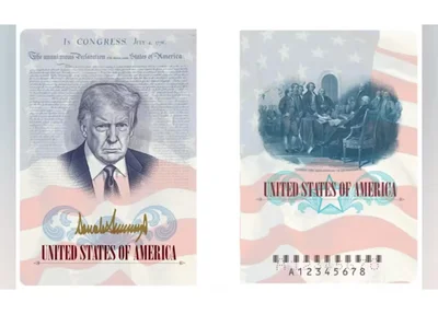 Trump estampará edição comemorativa de passaporte do 250º aniversário de Independência