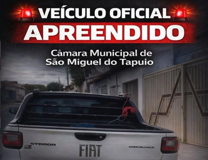 Veículo apreendido pela PRF