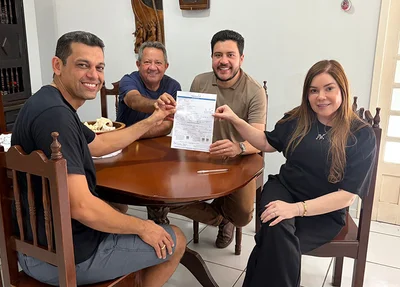 Vereador Alan Osóri, Genival Sales, Alessya Xavier e deputado federal Jadyel Alencar
