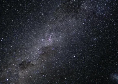 Via Láctea capturada pela tripulação da missão Artemis II