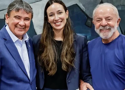 Wellington Dias, Iasmin Dias e Lula