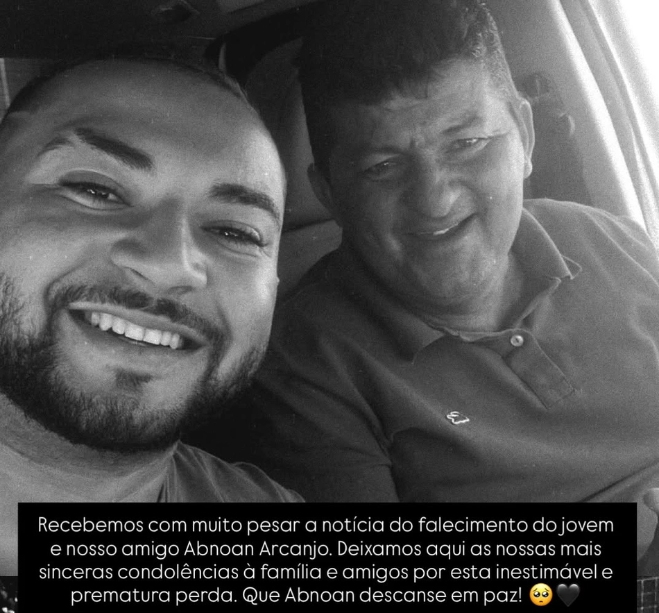 Abnoan Arcanjo e o prefeito Molão