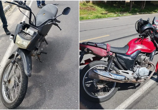 Acidente entre motos em Parnaíba