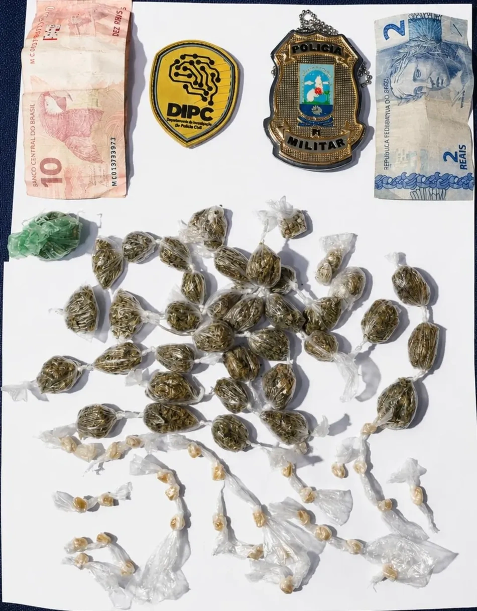 Adolescente condenado por tentativa de homicídio é apreendido com drogas em Oeiras