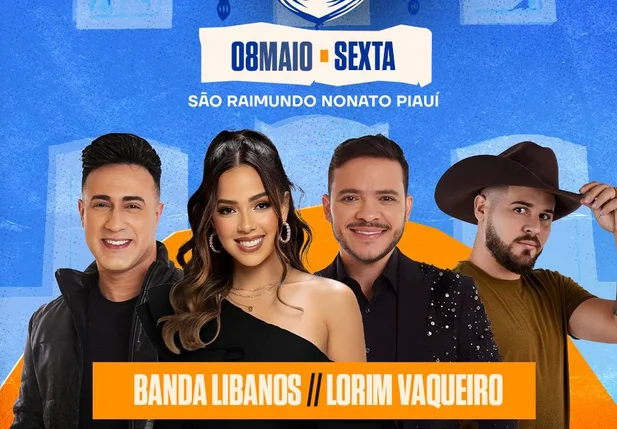 Banda Líbanos e Lorim Vaqueiro comandam grande festa nos Festejos do Paraíso 2026