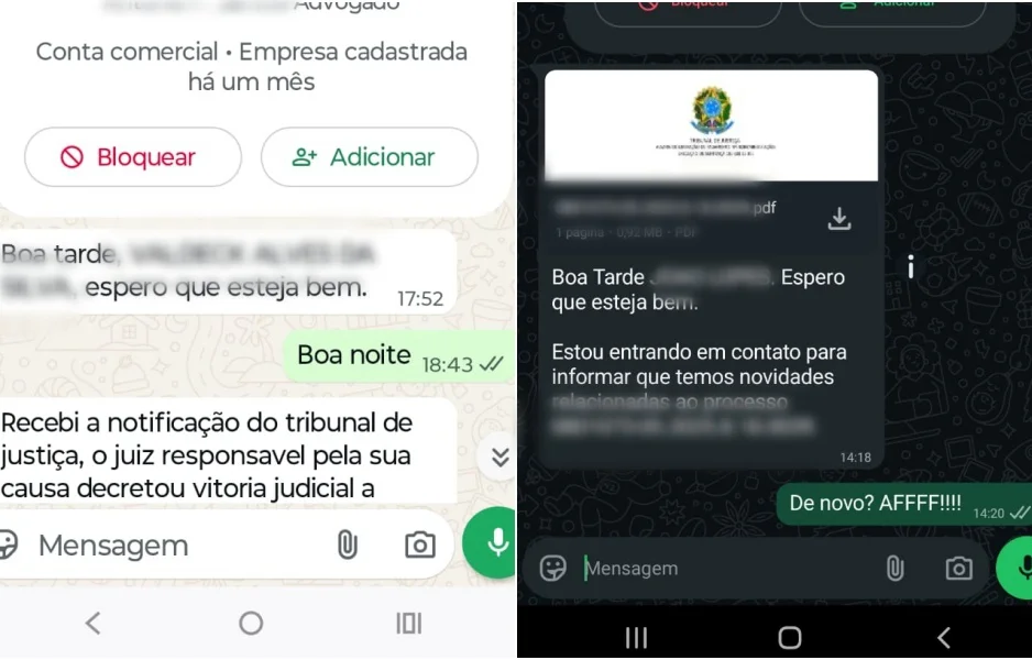 Bandidos fingem ser advogados